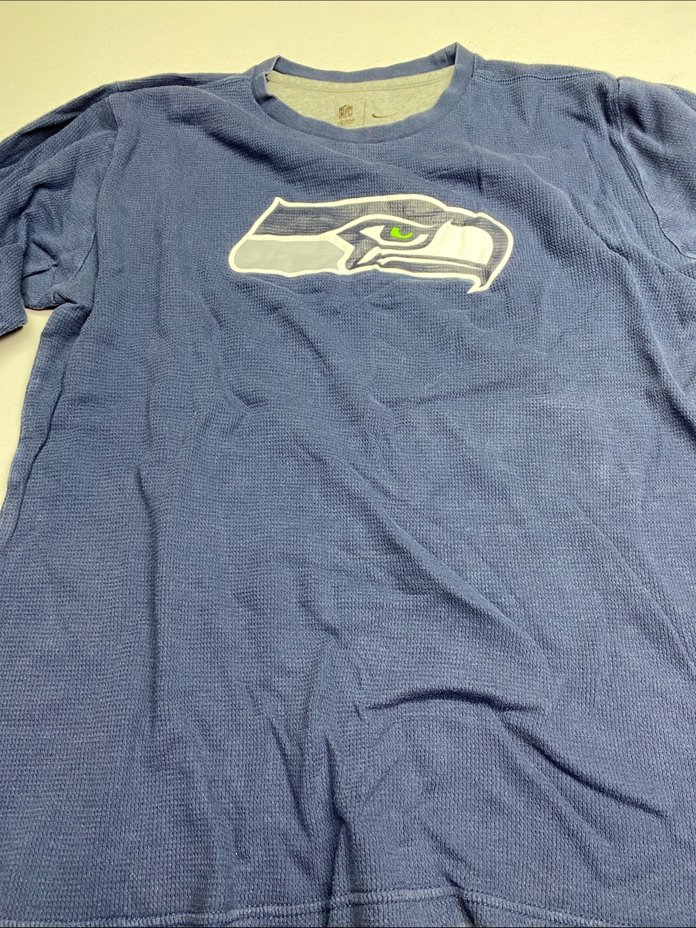 Men’s Blue Seattle Seahawks Long Sleeve TShirt